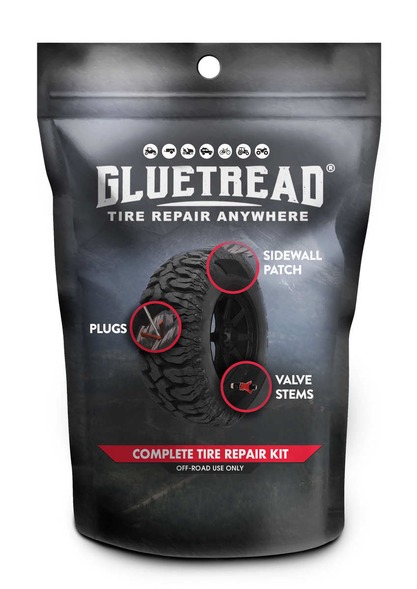 GlueTread's New Complete Tire Repair Kit