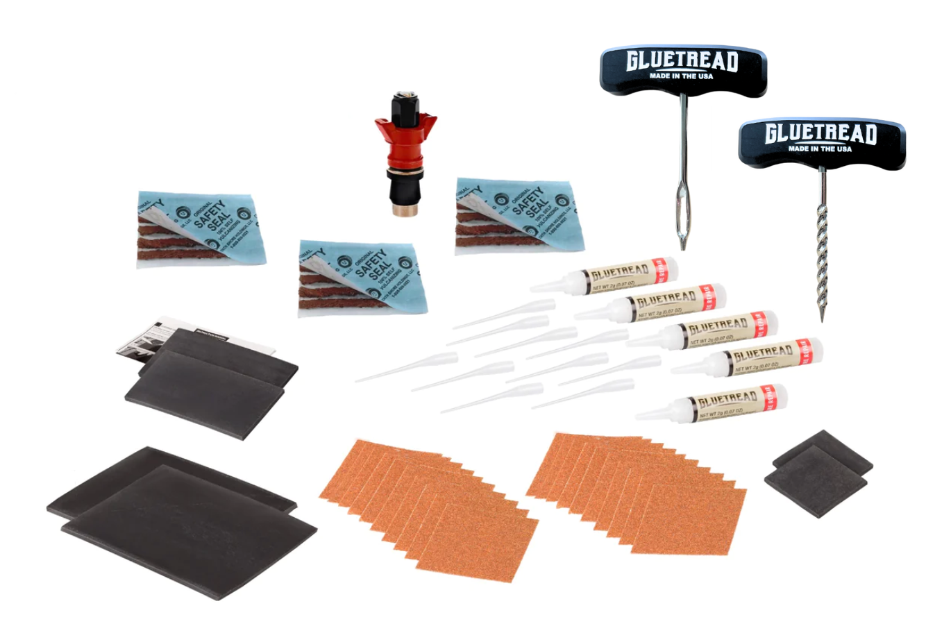 Kit di riparazione pneumatici per auto da 85 pezzi, kit di riparazione
