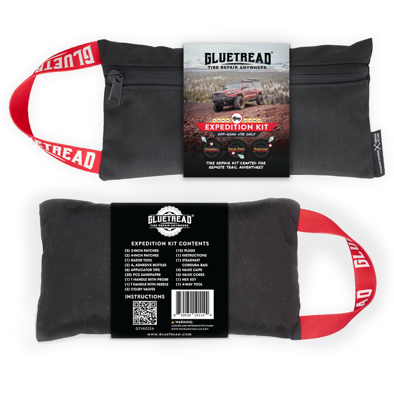 heavy duty black bag repair kit for sidewall valve stem puncture tire fix