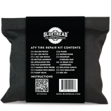 GlueTread UTV sidewall, puncture and inflation tire repair kit for off-road vehicles